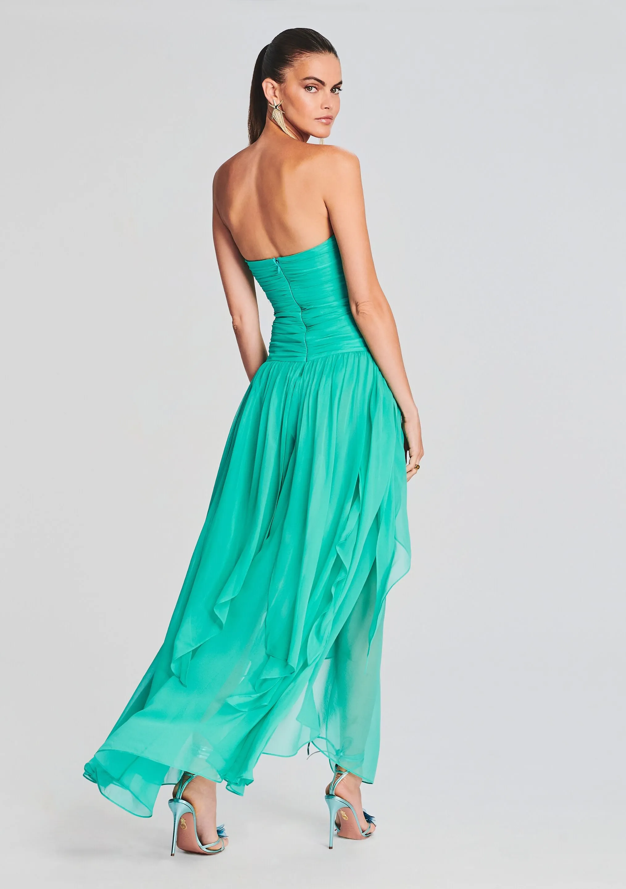 Perola Silk Chiffon Dress sold by Retrofete product image thumbnail 4