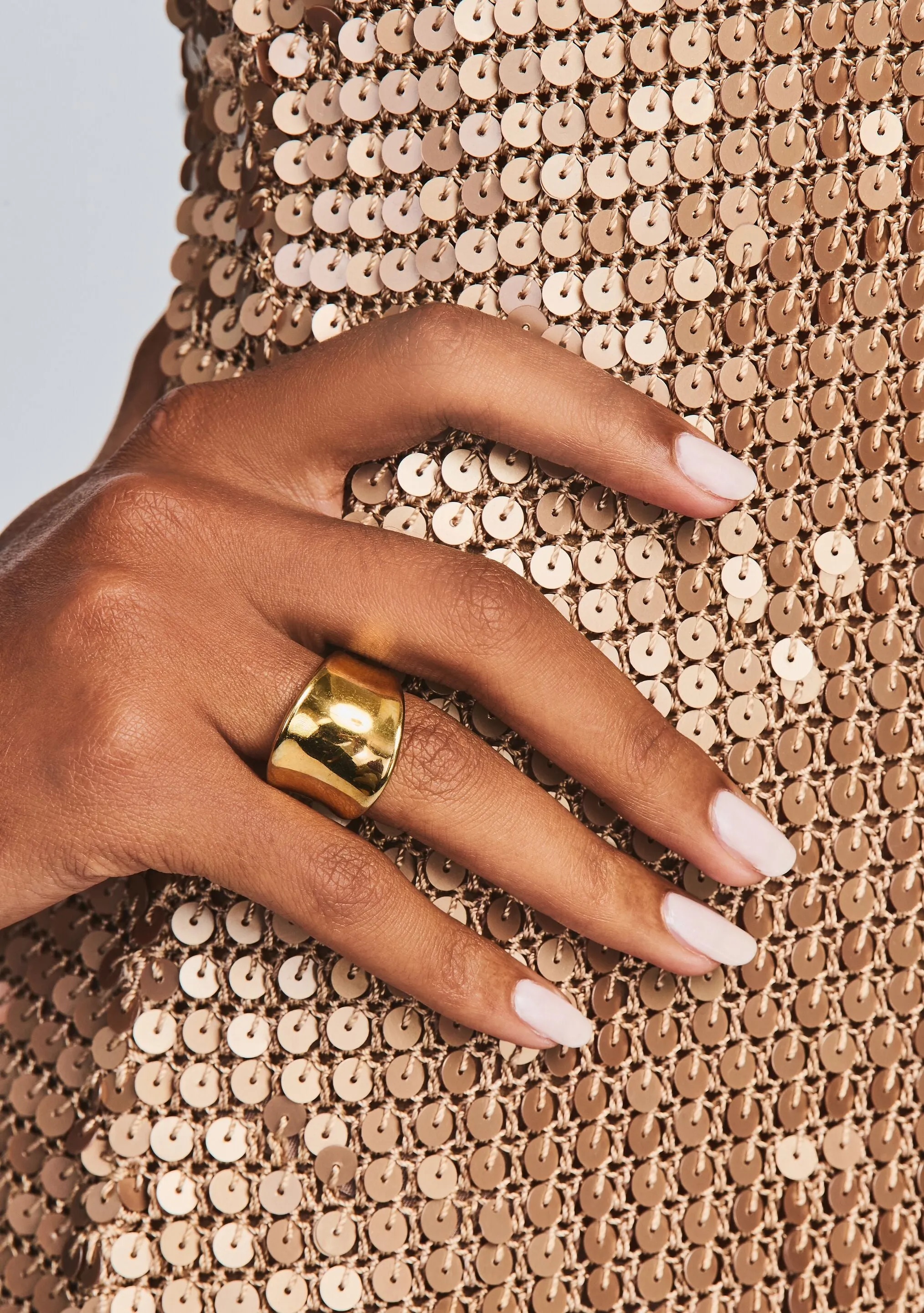 Renzo Sequin Fringe Crochet Dress sold by Retrofete product image thumbnail 2