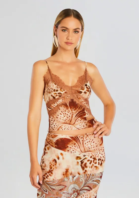 Milly Chiffon Top sold by Retrofete