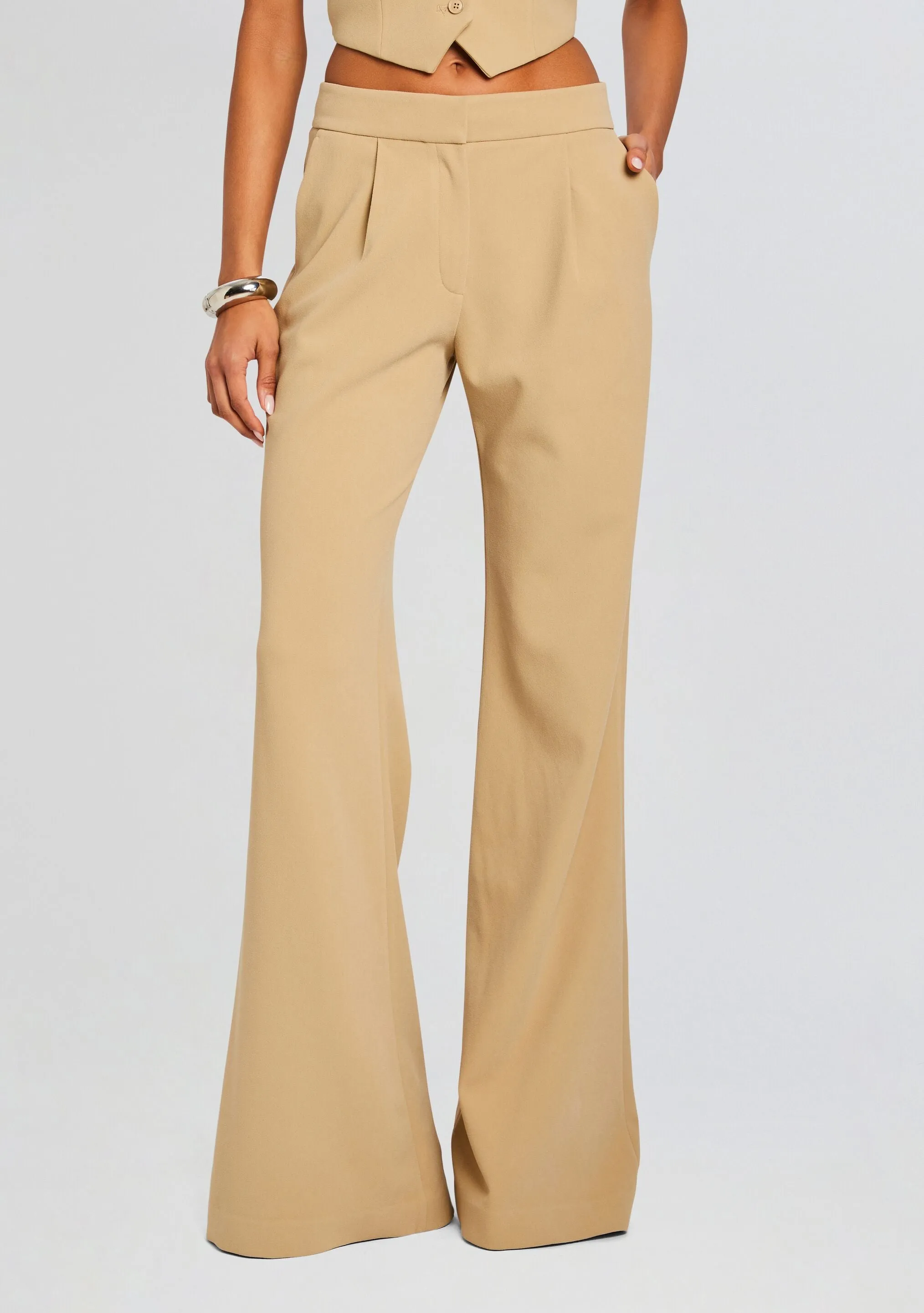 Pin Tuck Palazzo Pants sold by Retrofete
