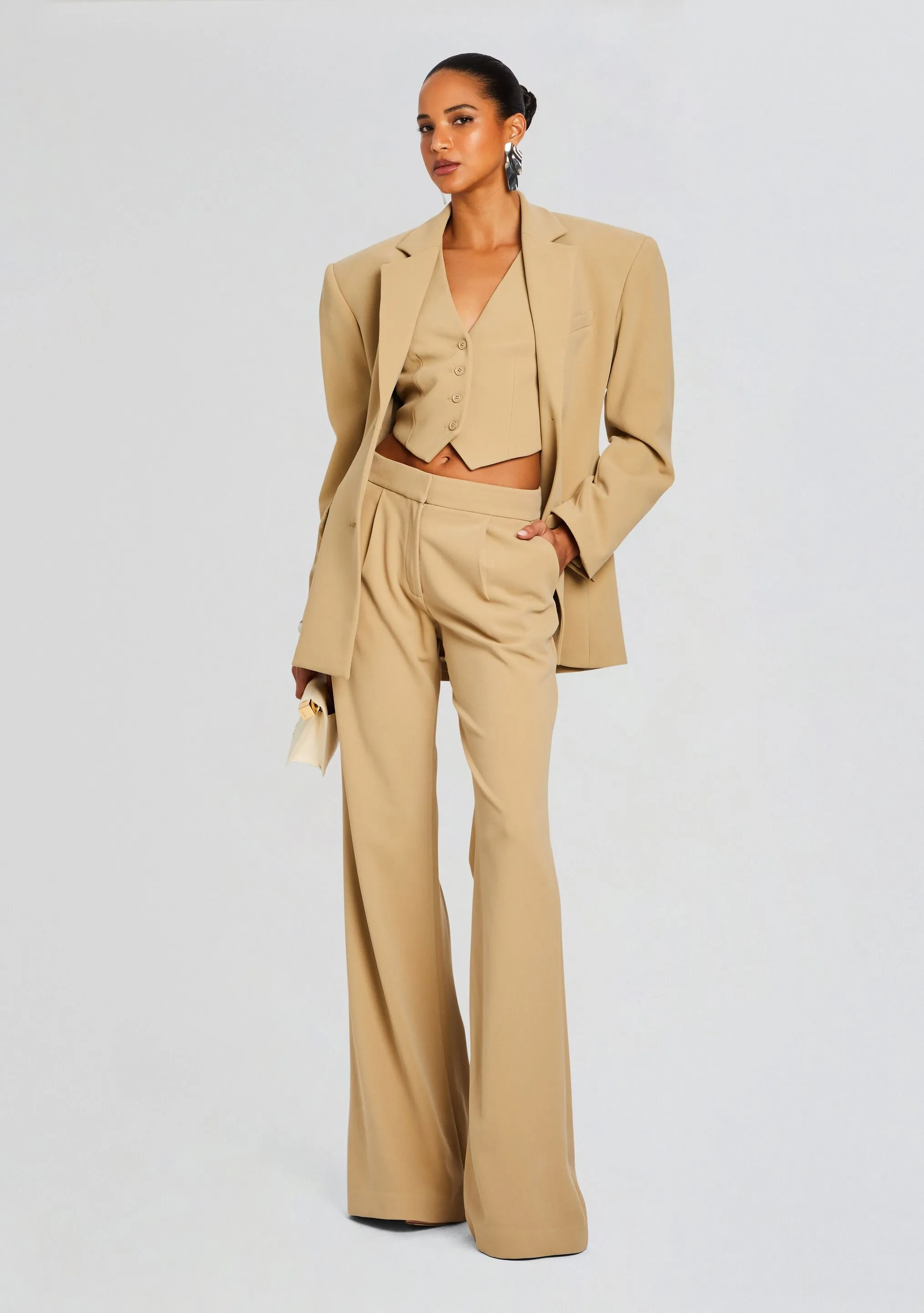 Pin Tuck Palazzo Pants sold by Retrofete product image thumbnail 2