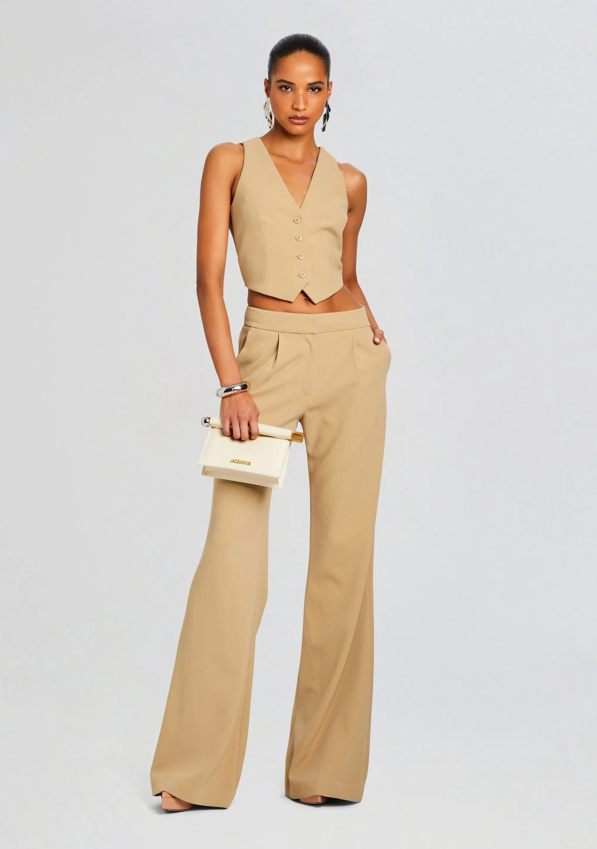 Pin Tuck Palazzo Pants sold by Retrofete product image thumbnail 5