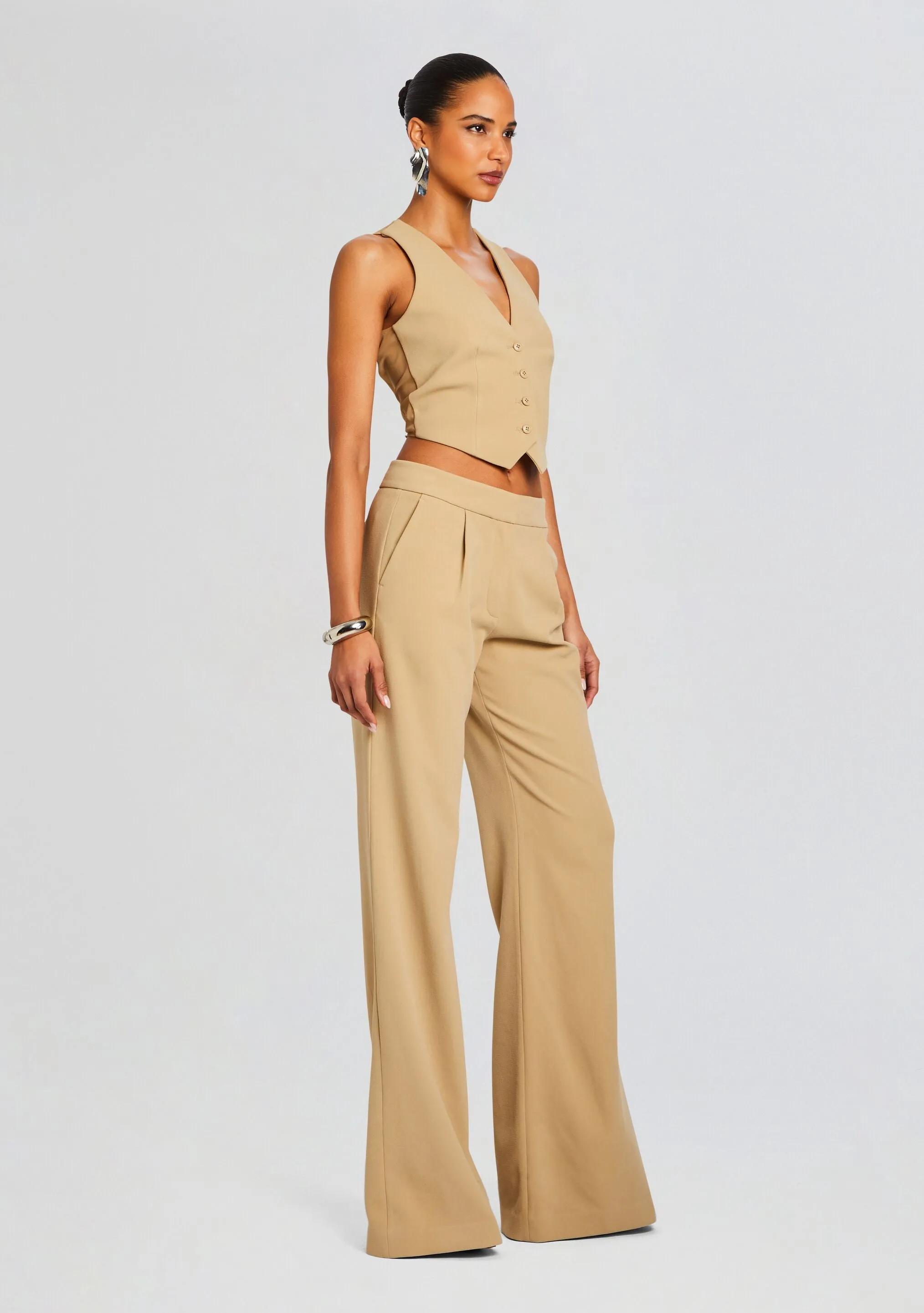Pin Tuck Palazzo Pants sold by Retrofete product image thumbnail 3