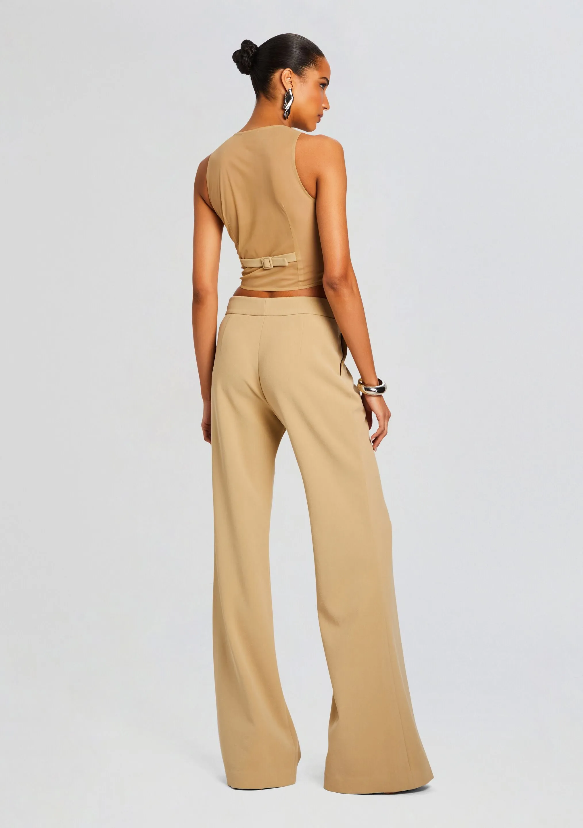 Pin Tuck Palazzo Pants sold by Retrofete product image thumbnail 4