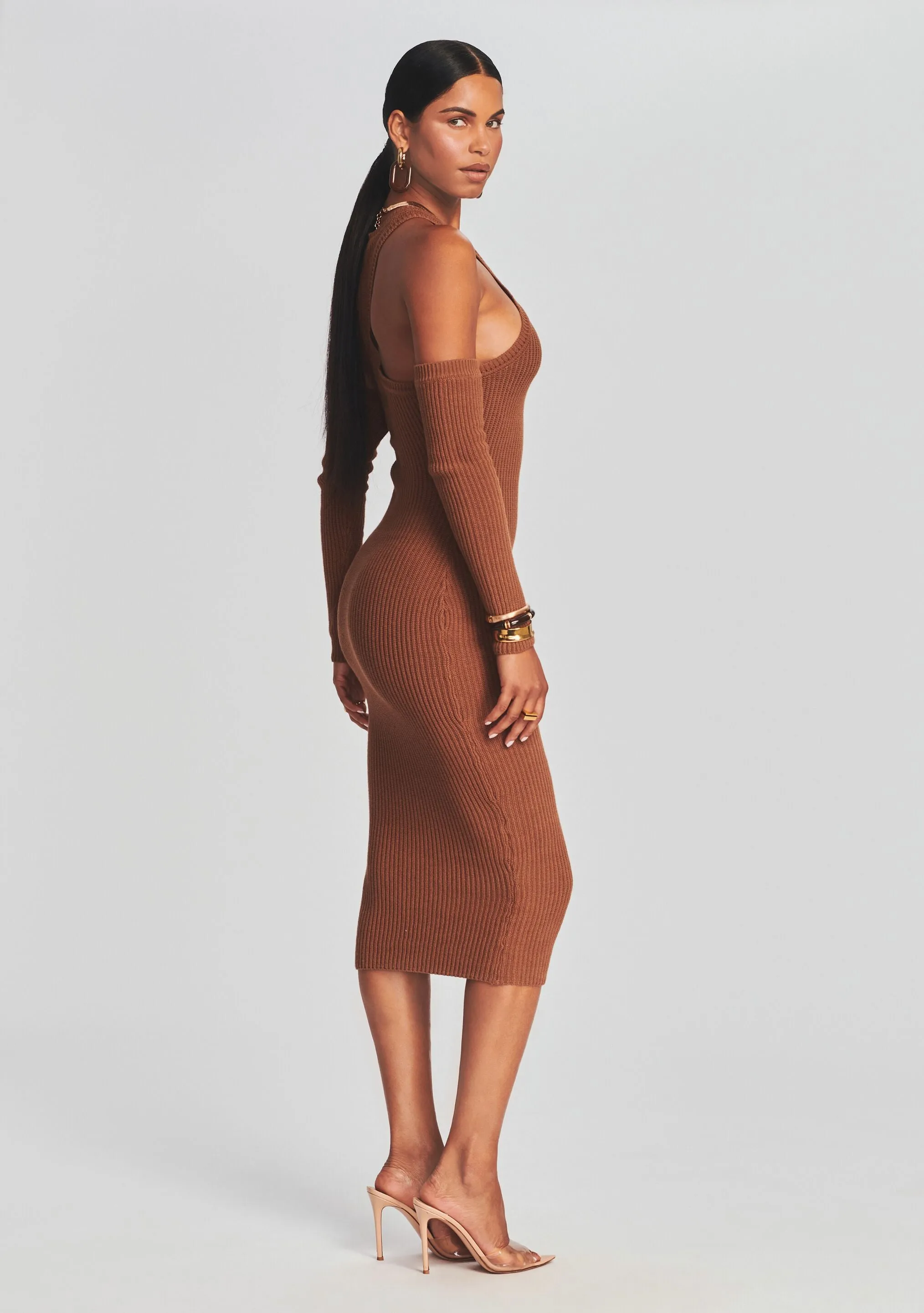 Vixen Rib Knit Dress sold by Retrofete product image thumbnail 3