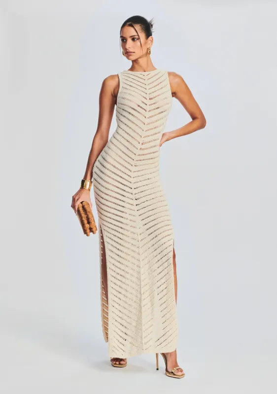 Kate Knit Maxi Dress sold by Retrofete