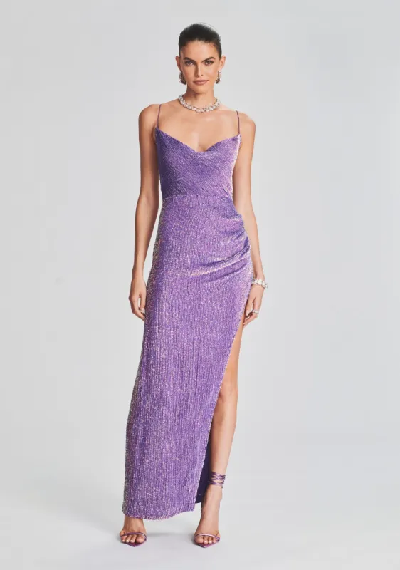 Katya Sequin Dress sold by Retrofete