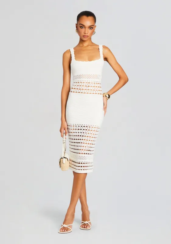 Avril Knit Crochet Dress sold by Retrofete