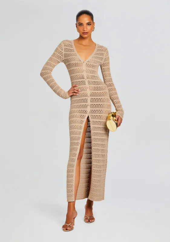 Dorothea Knit Crochet Cardigan sold by Retrofete