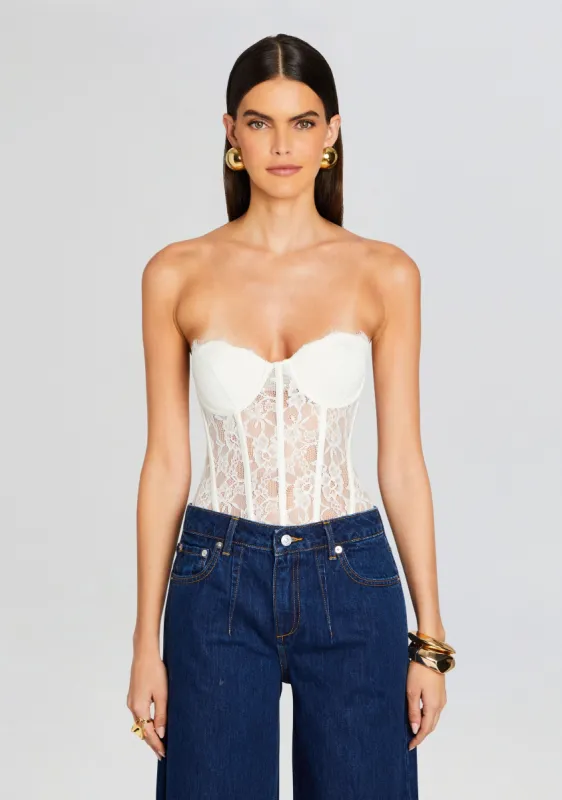 Otto Lace Bodysuit sold by Retrofete