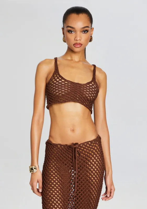 Thea Knitted Top sold by Retrofete