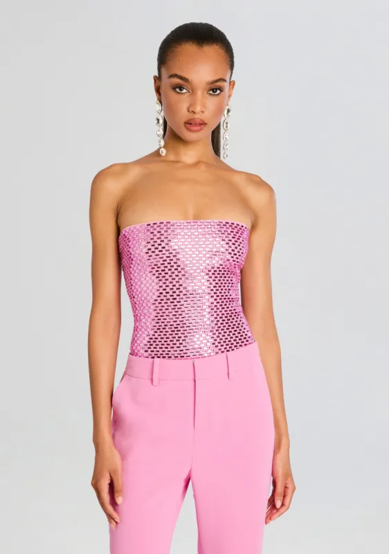 Valery Embellished Knit Top sold by Retrofete