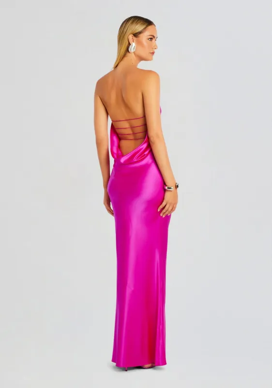 Keaton Silk Dress sold by Retrofete