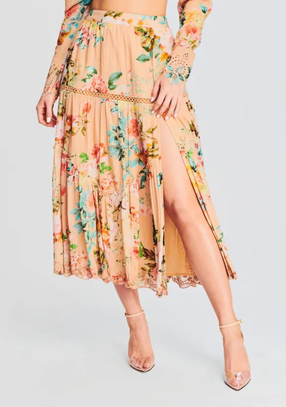 Jolie Midi Skirt sold by Retrofete