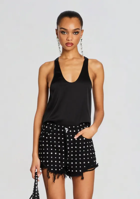 Dori Silk Top sold by Retrofete