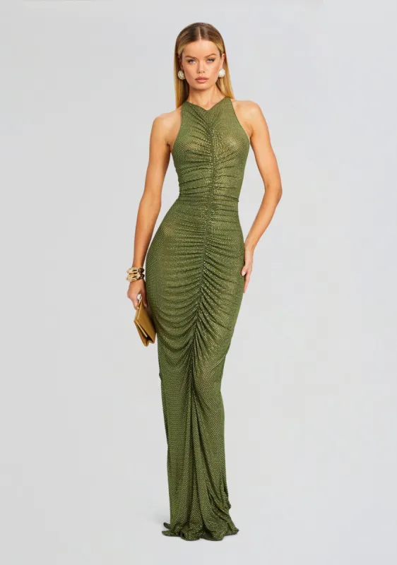 Marsann Embellished Dress sold by Retrofete