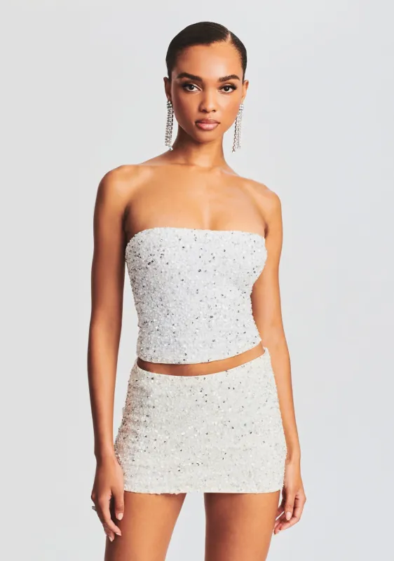 Kala Sequin Top sold by Retrofete