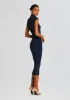 Tabitha Mesh Ruched Midi Dress sold by Retrofete