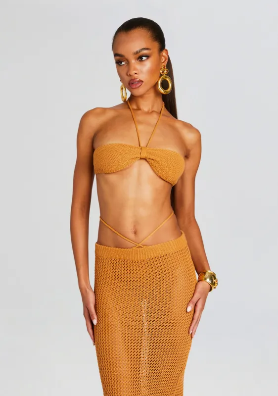 Aria Knitted Top sold by Retrofete