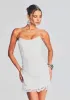 Eliza Lace Strapless Mini Dress sold by Retrofete