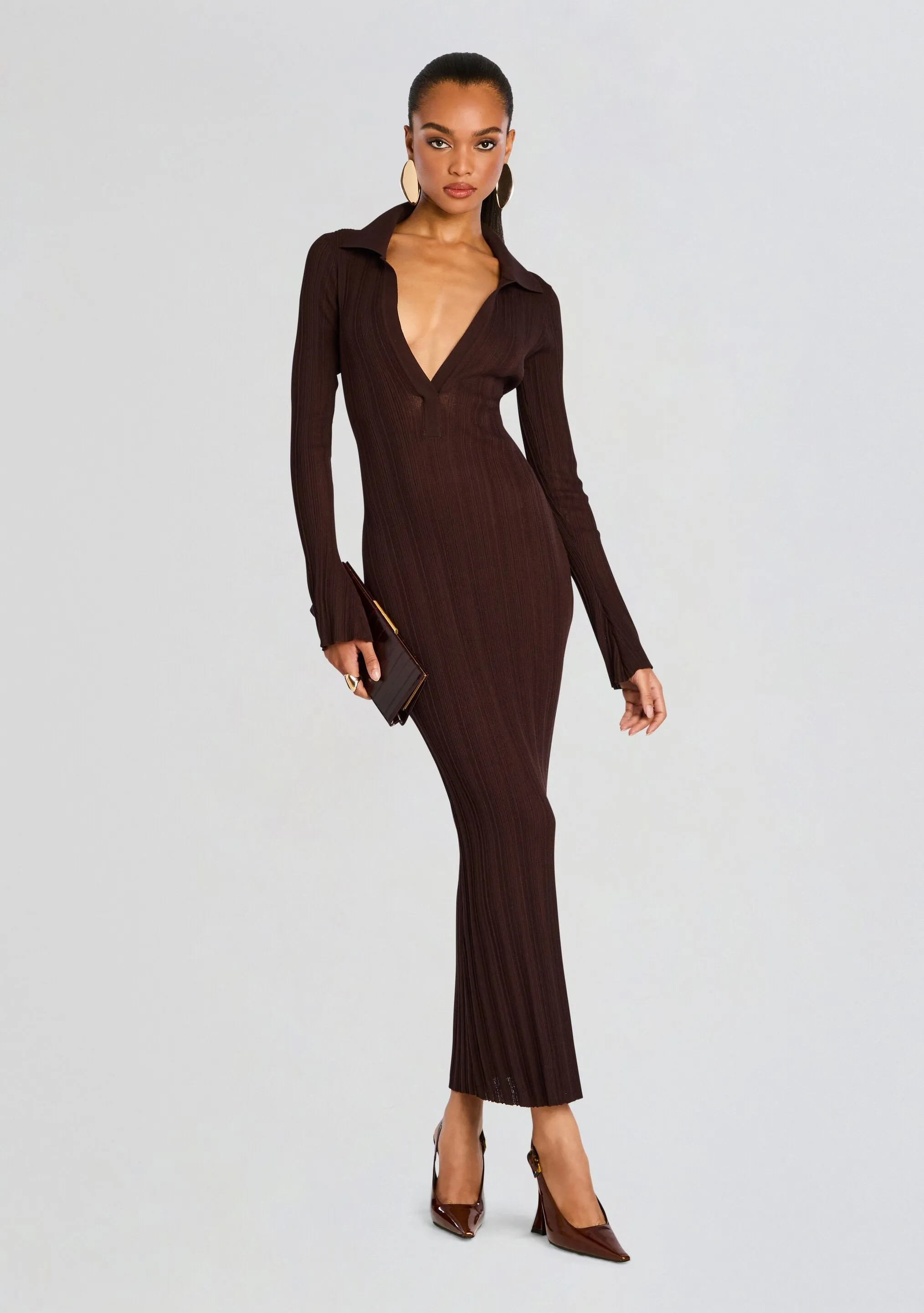 Azula Rib Knit Maxi Dress sold by Retrofete product image thumbnail 5
