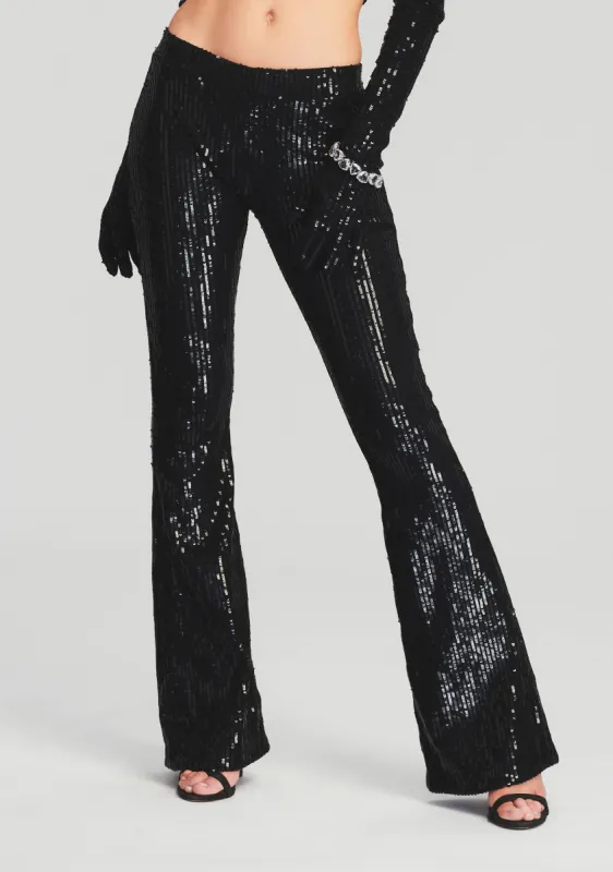 Julien Sequin Knit Pant sold by Retrofete