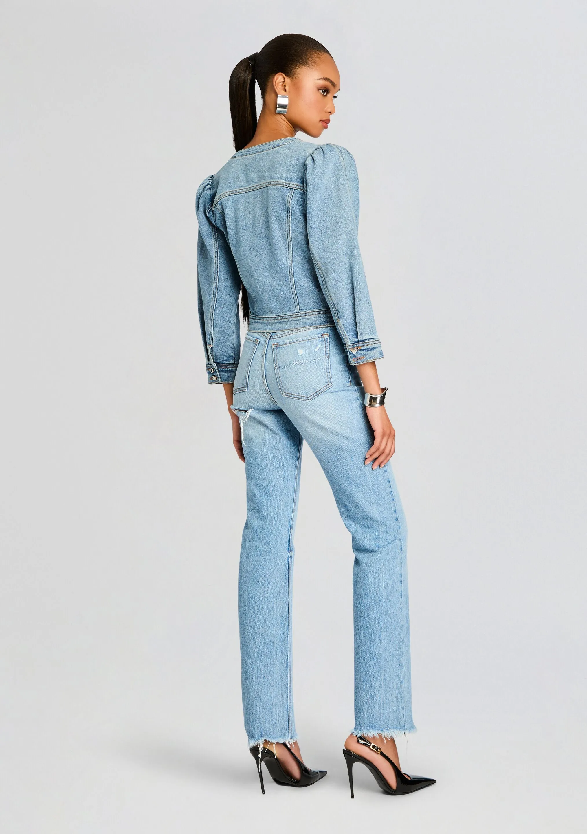 Tasha Denim Jacket sold by Retrofete product image thumbnail 4