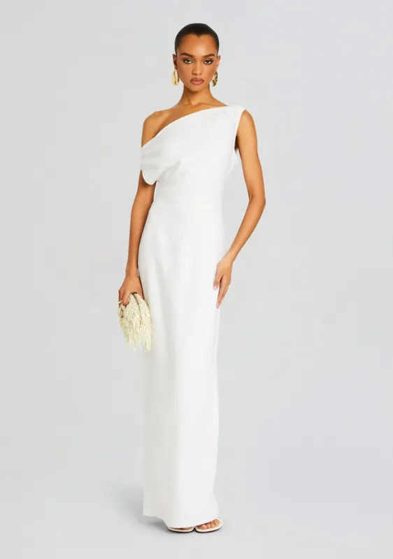 Linen Off The Shoulder Maxi sold by Retrofete