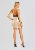 Olive Sequin Lace Dress sold by Retrofete