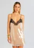 Olive Sequin Lace Dress sold by Retrofete