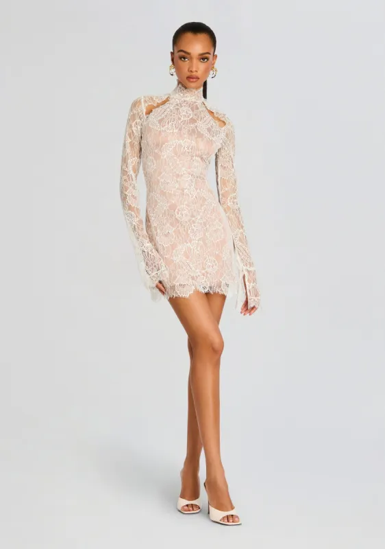 Gilana Lace Dress sold by Retrofete