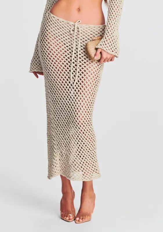 Magen Knitted Skirt sold by Retrofete