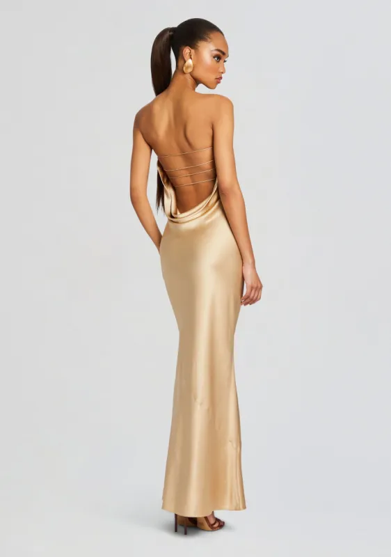 Keaton Silk Dress sold by Retrofete