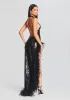Vixen Sequin Feather Dress sold by Retrofete