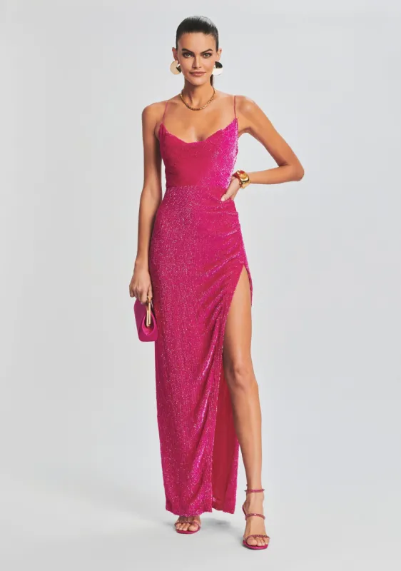 Katya Sequin Dress sold by Retrofete