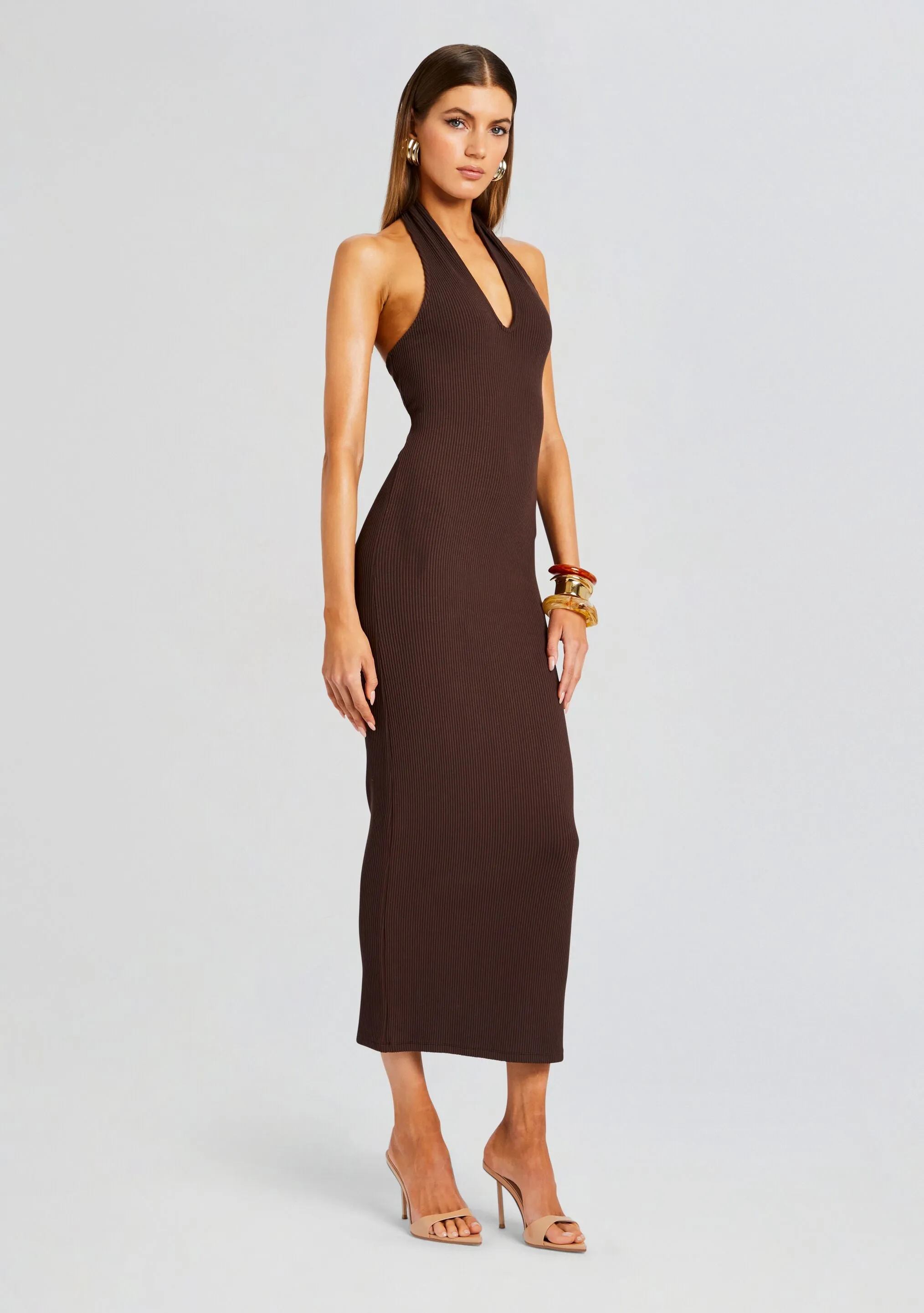 Lozza Halter Neck Maxi Dress sold by Retrofete product image thumbnail 3