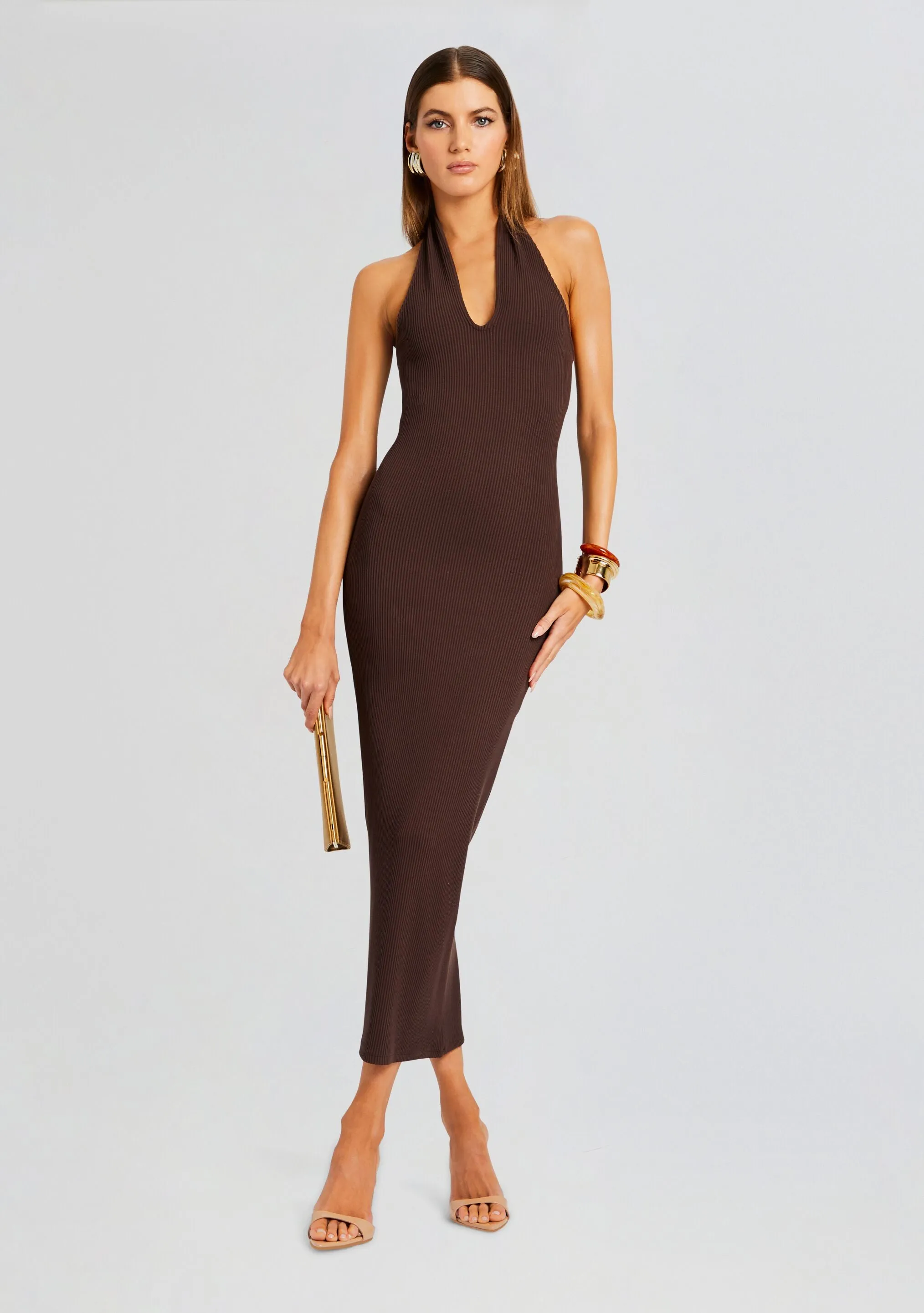 Lozza Halter Neck Maxi Dress sold by Retrofete product image thumbnail 5