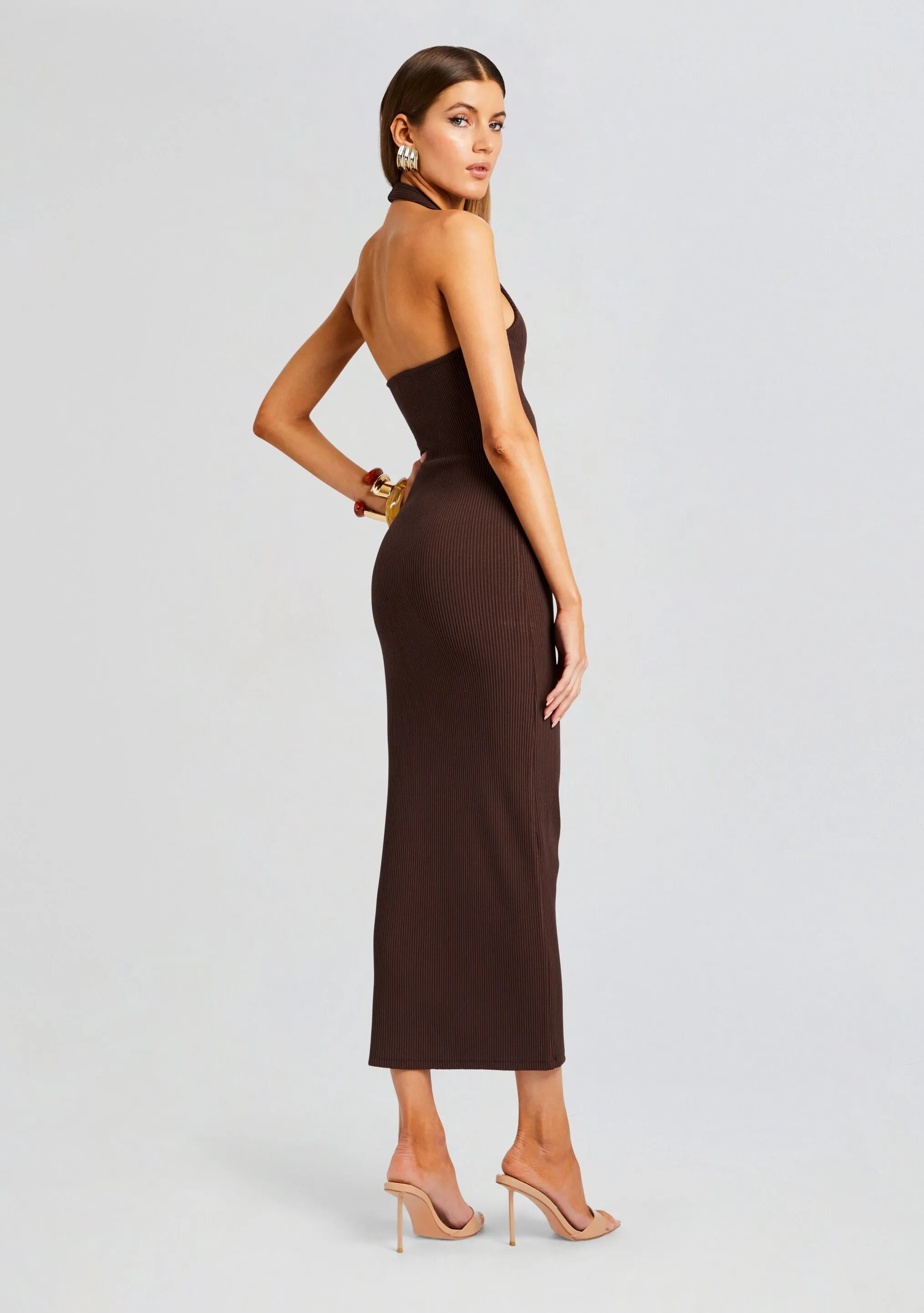 Lozza Halter Neck Maxi Dress sold by Retrofete product image thumbnail 4