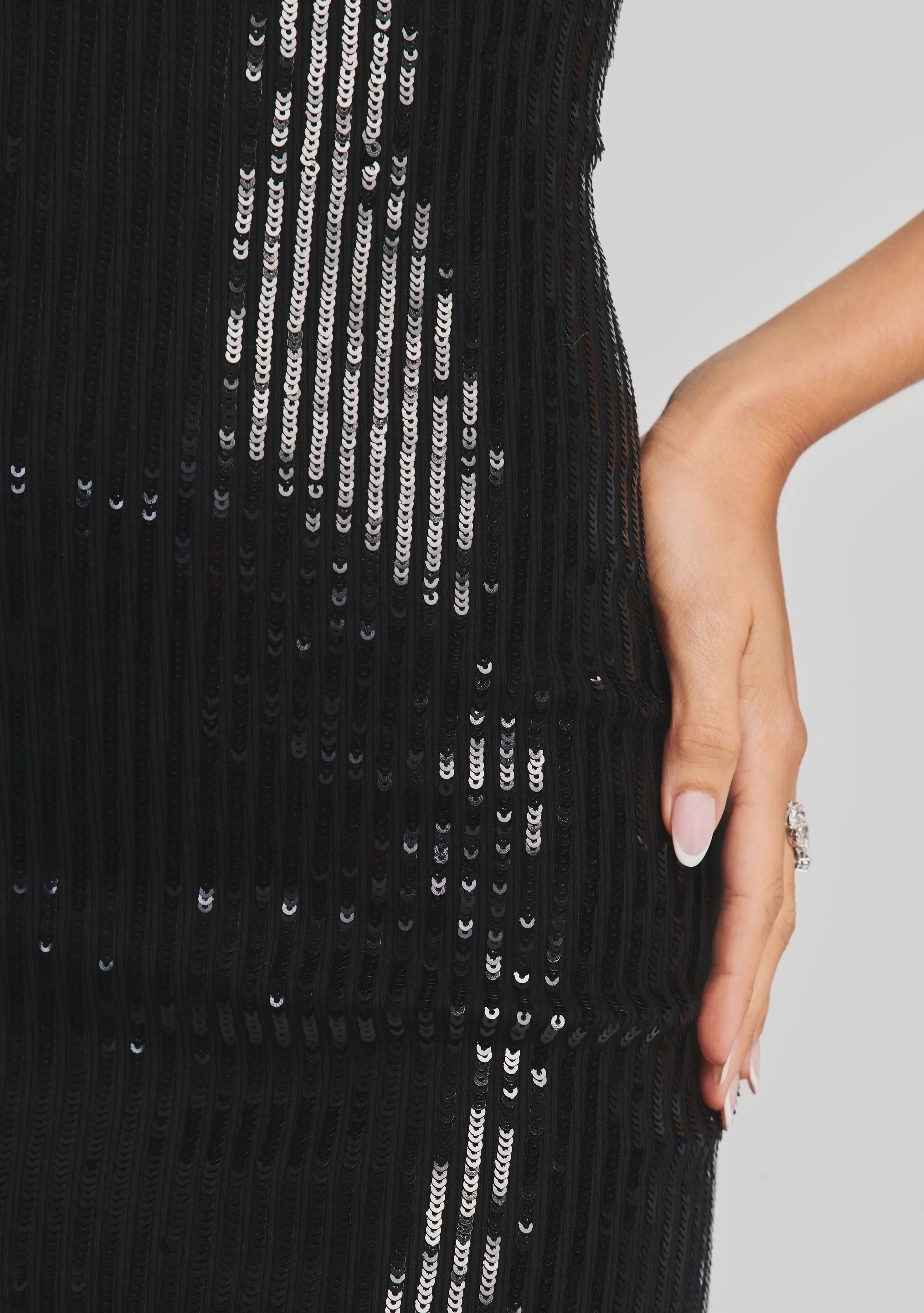 Amber Sequin Knit Dress sold by Retrofete product image thumbnail 2