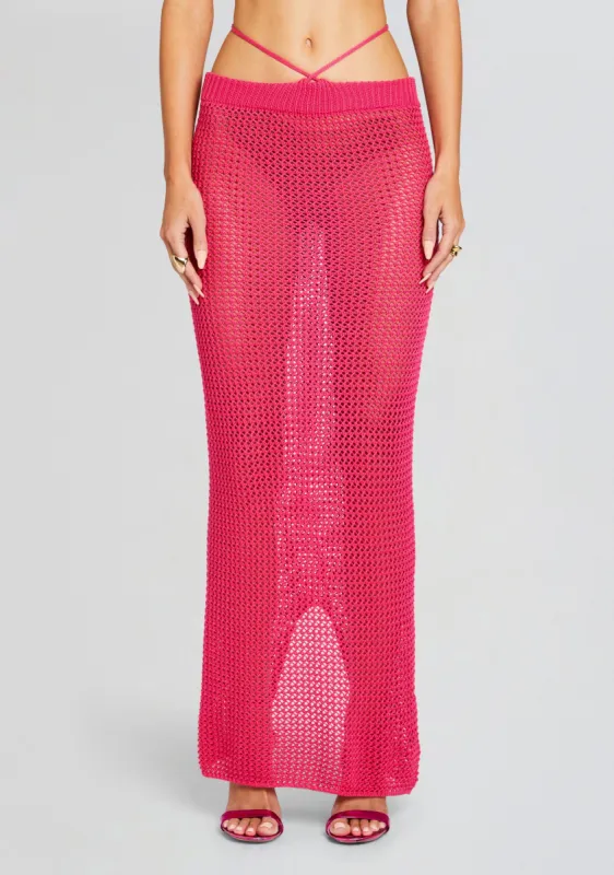 Aria Knitted Skirt sold by Retrofete