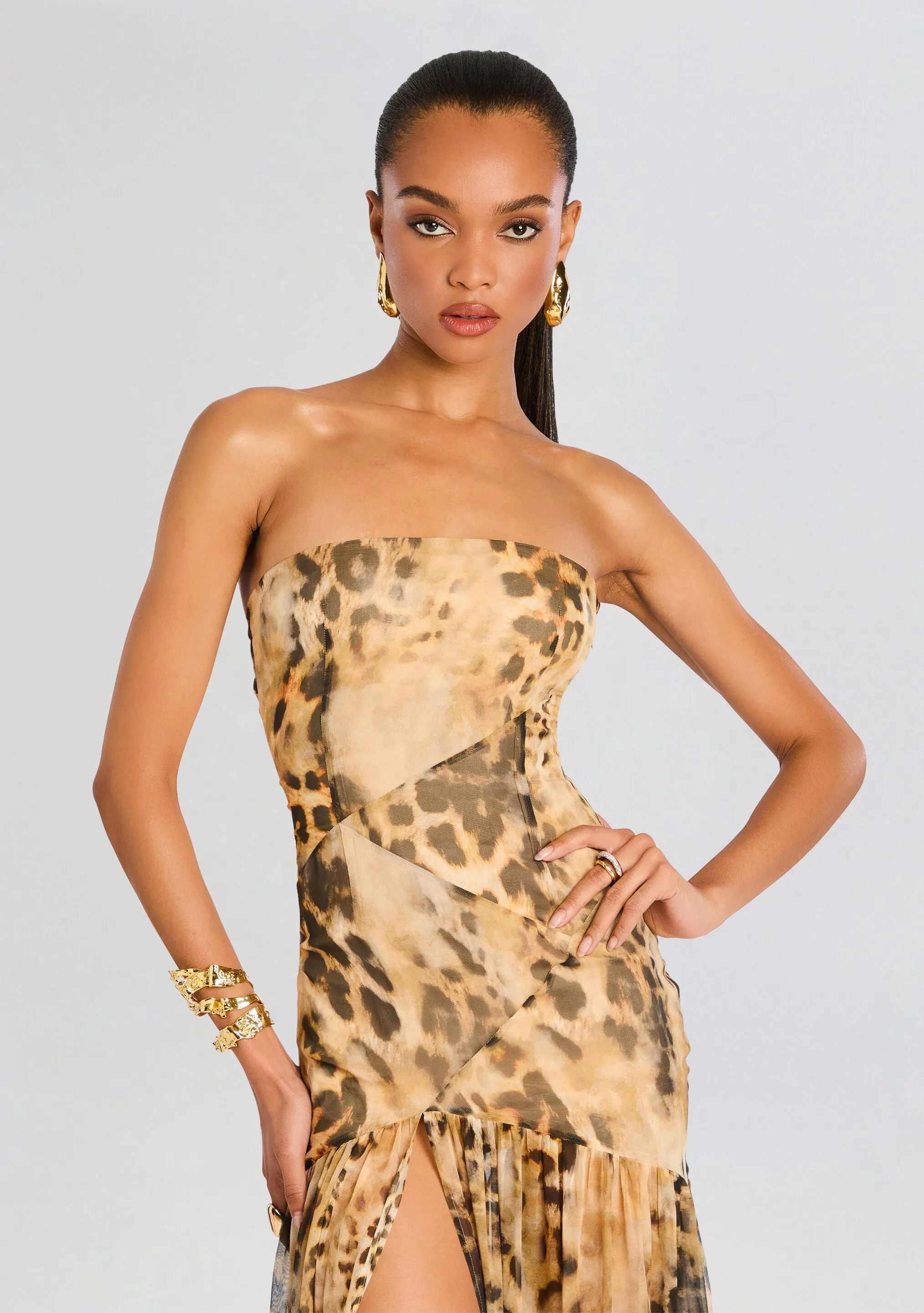 Nicole Silk Chiffon Dress sold by Retrofete product image thumbnail 5