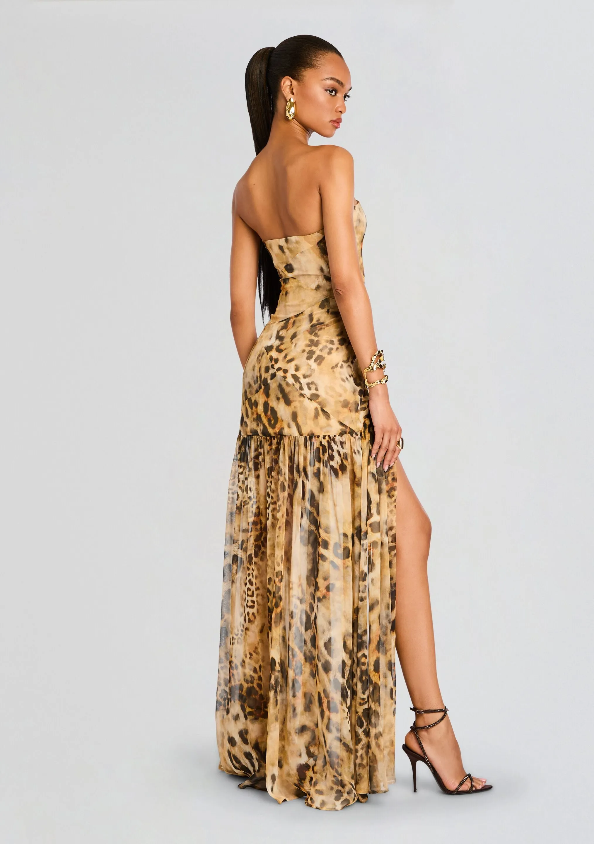 Nicole Silk Chiffon Dress sold by Retrofete product image thumbnail 4