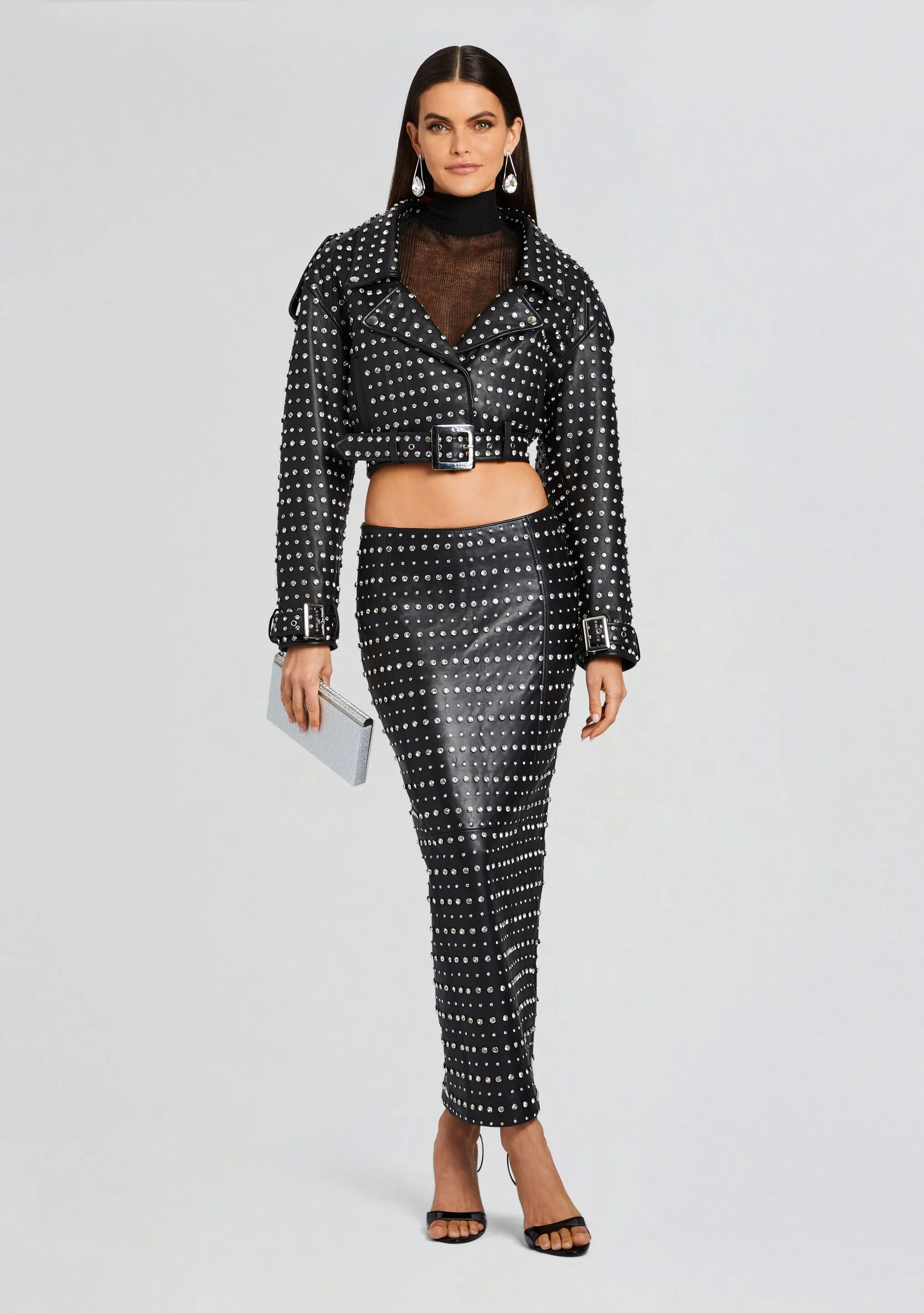 Mora Embellished Leather Jacket sold by Retrofete product image thumbnail 5