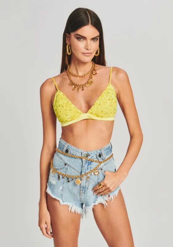 Pia Sequin Bralette sold by Retrofete