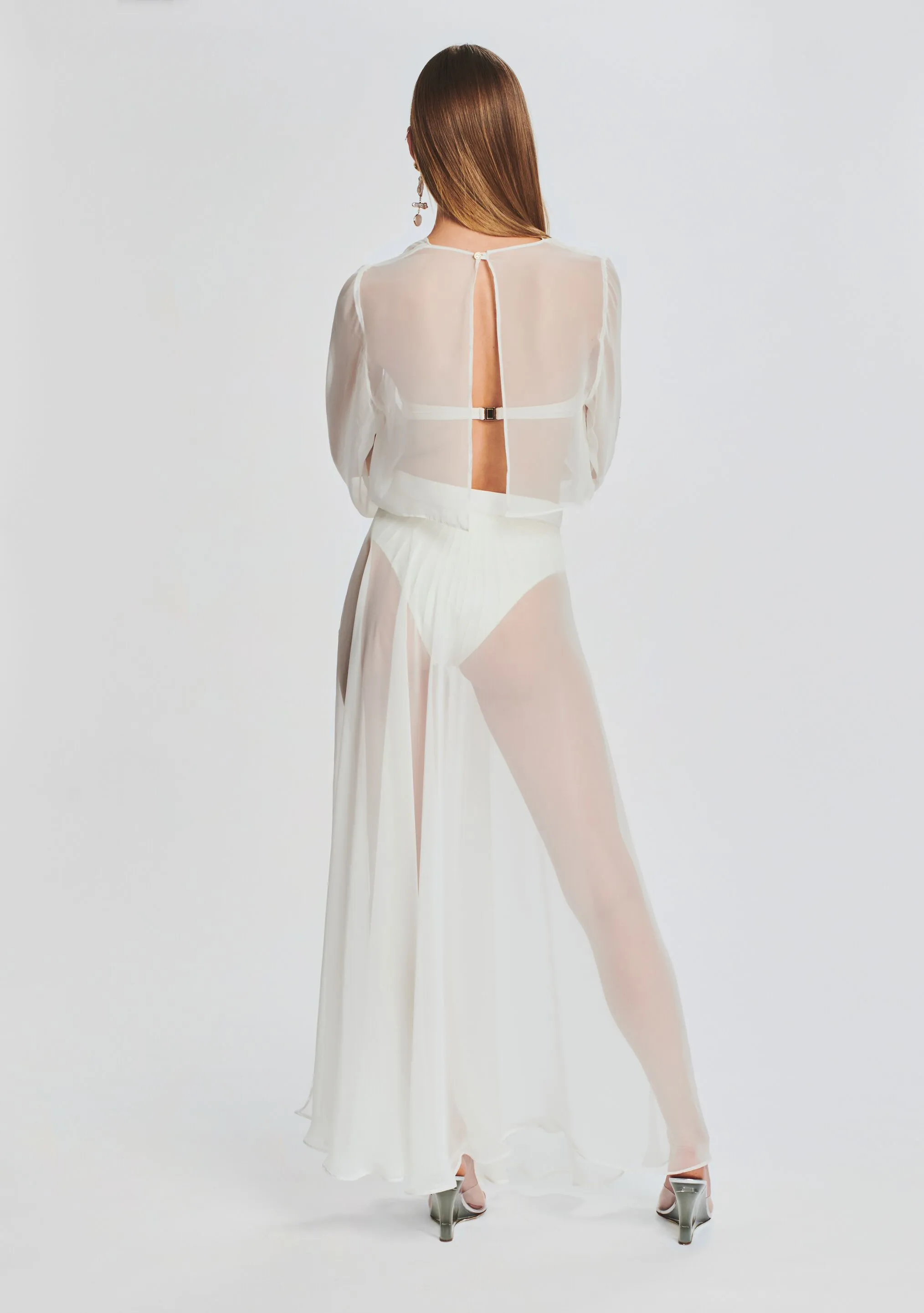 Alaia Long Slit Skirt sold by Retrofete product image thumbnail 4