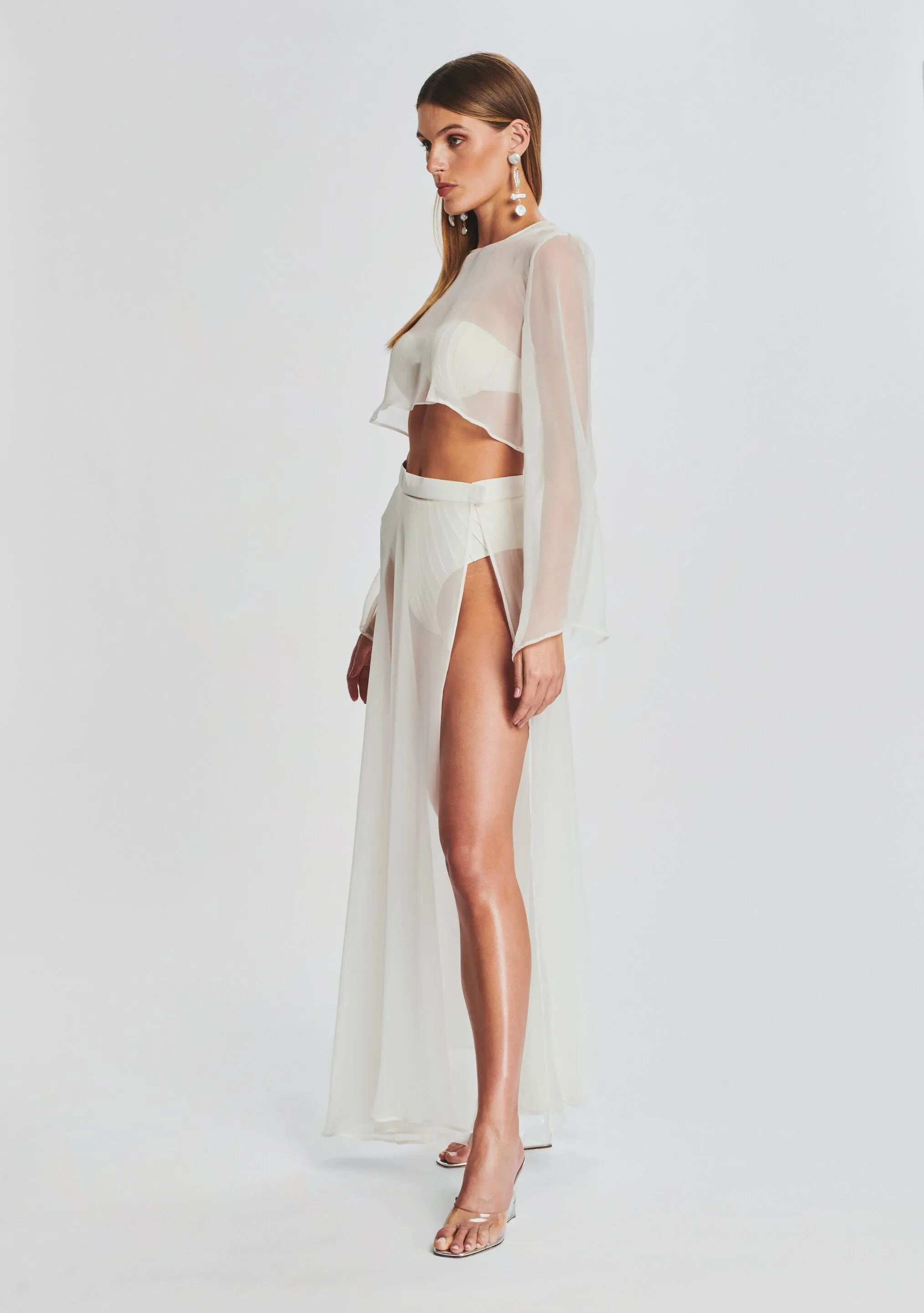 Alaia Long Slit Skirt sold by Retrofete product image thumbnail 3