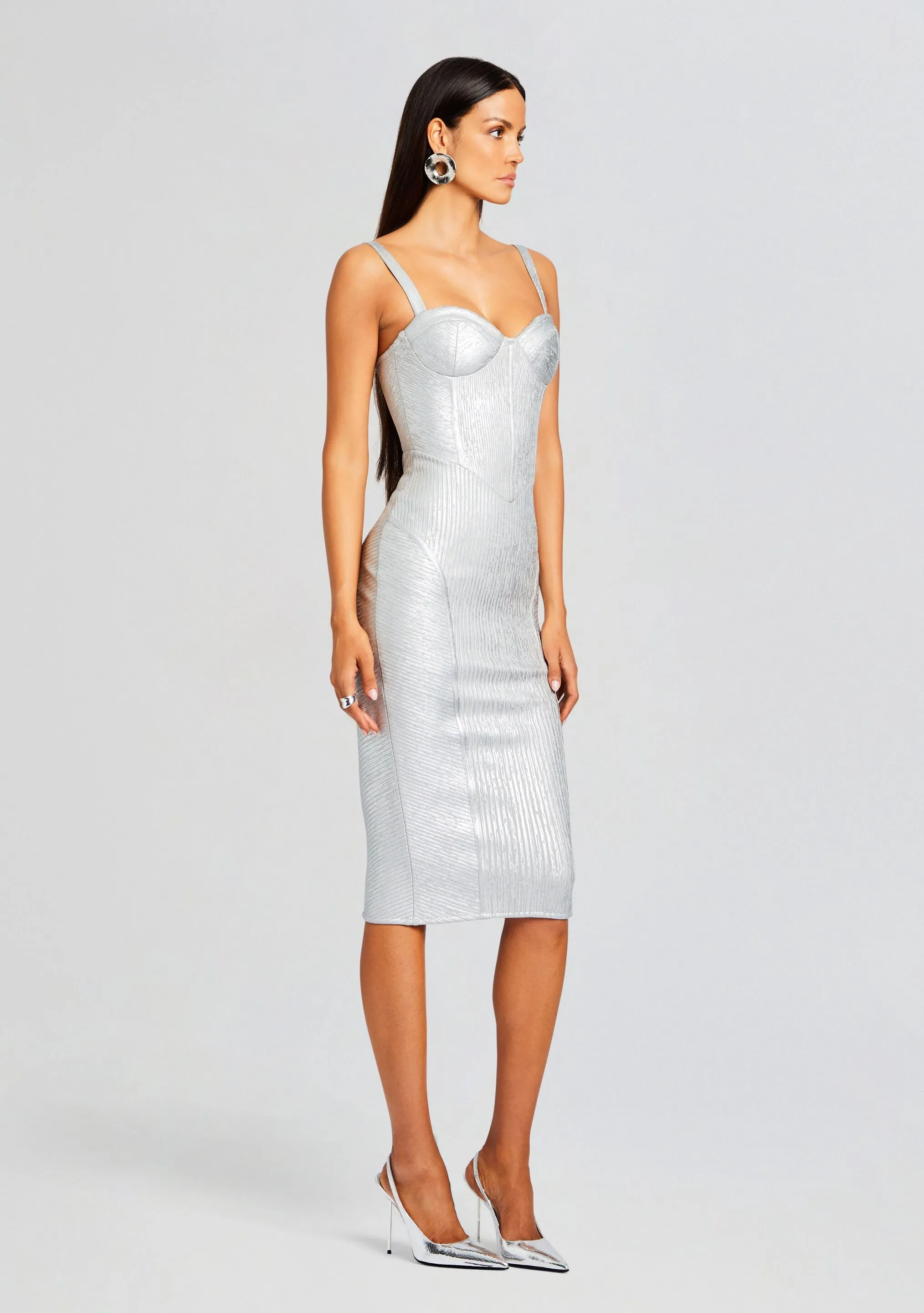 Zora Coated Knit Dress sold by Retrofete product image thumbnail 3