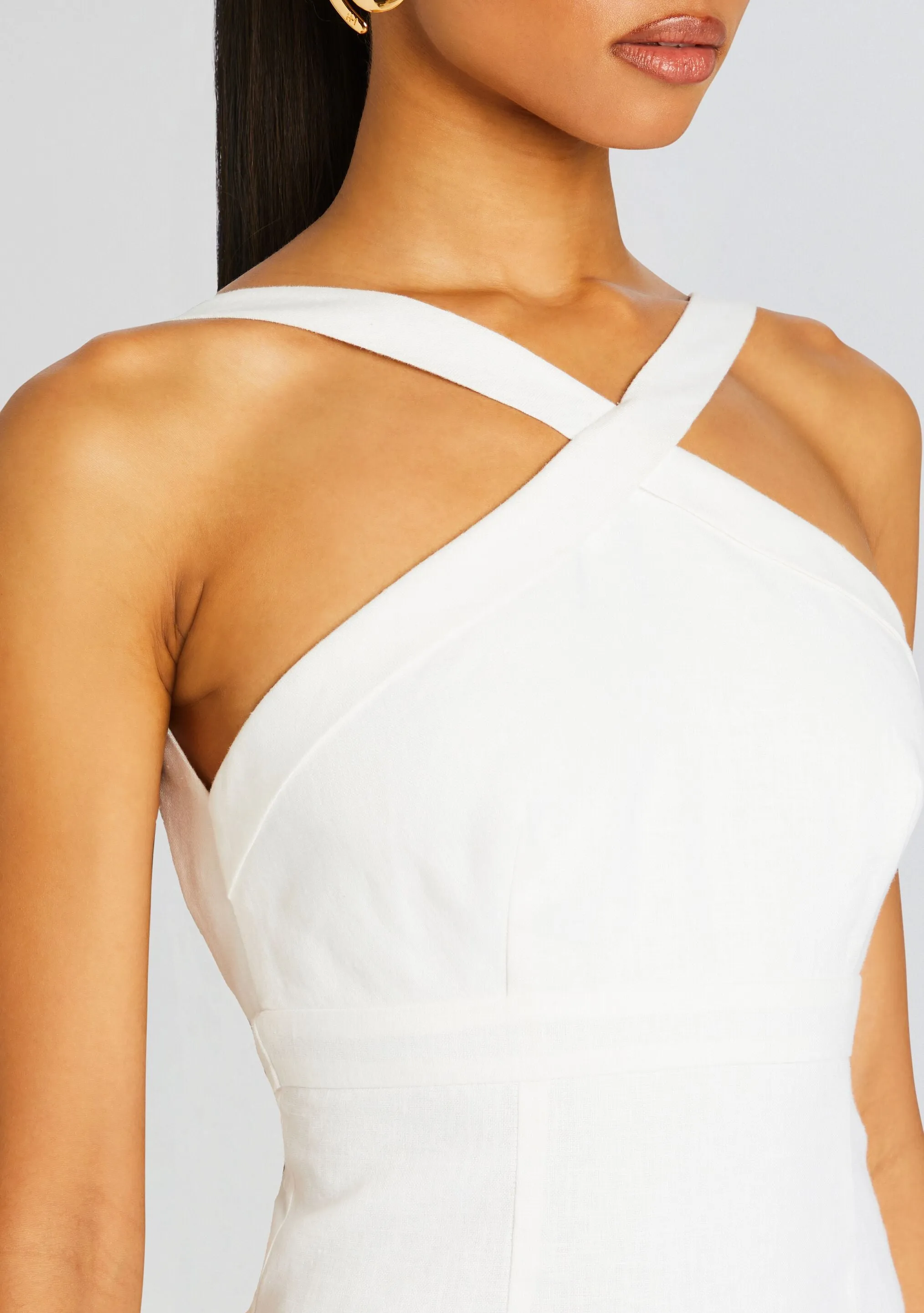 Linen Mini Dress sold by Retrofete product image thumbnail 2