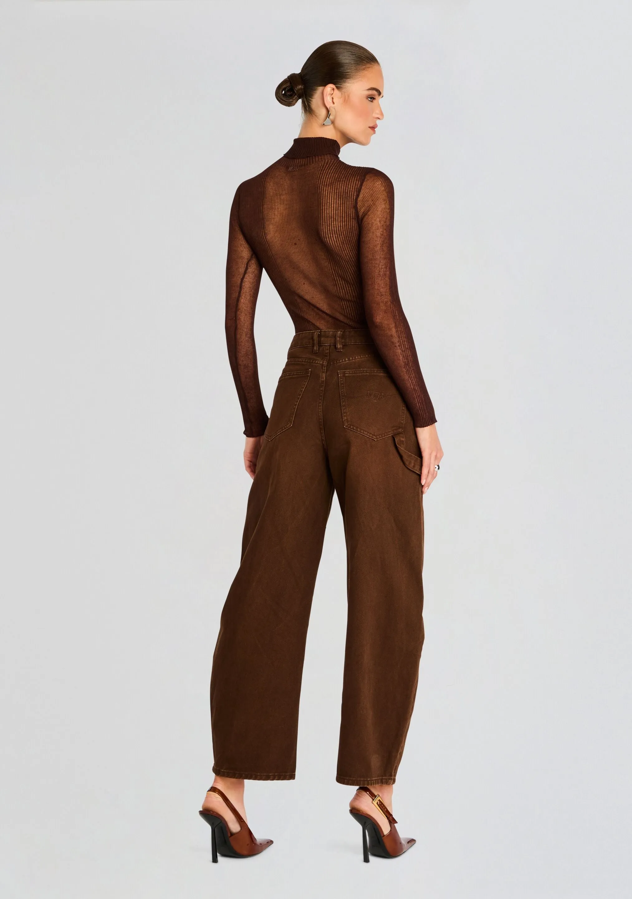 Marbel Mid Rise Barrel Jean sold by Retrofete product image thumbnail 4