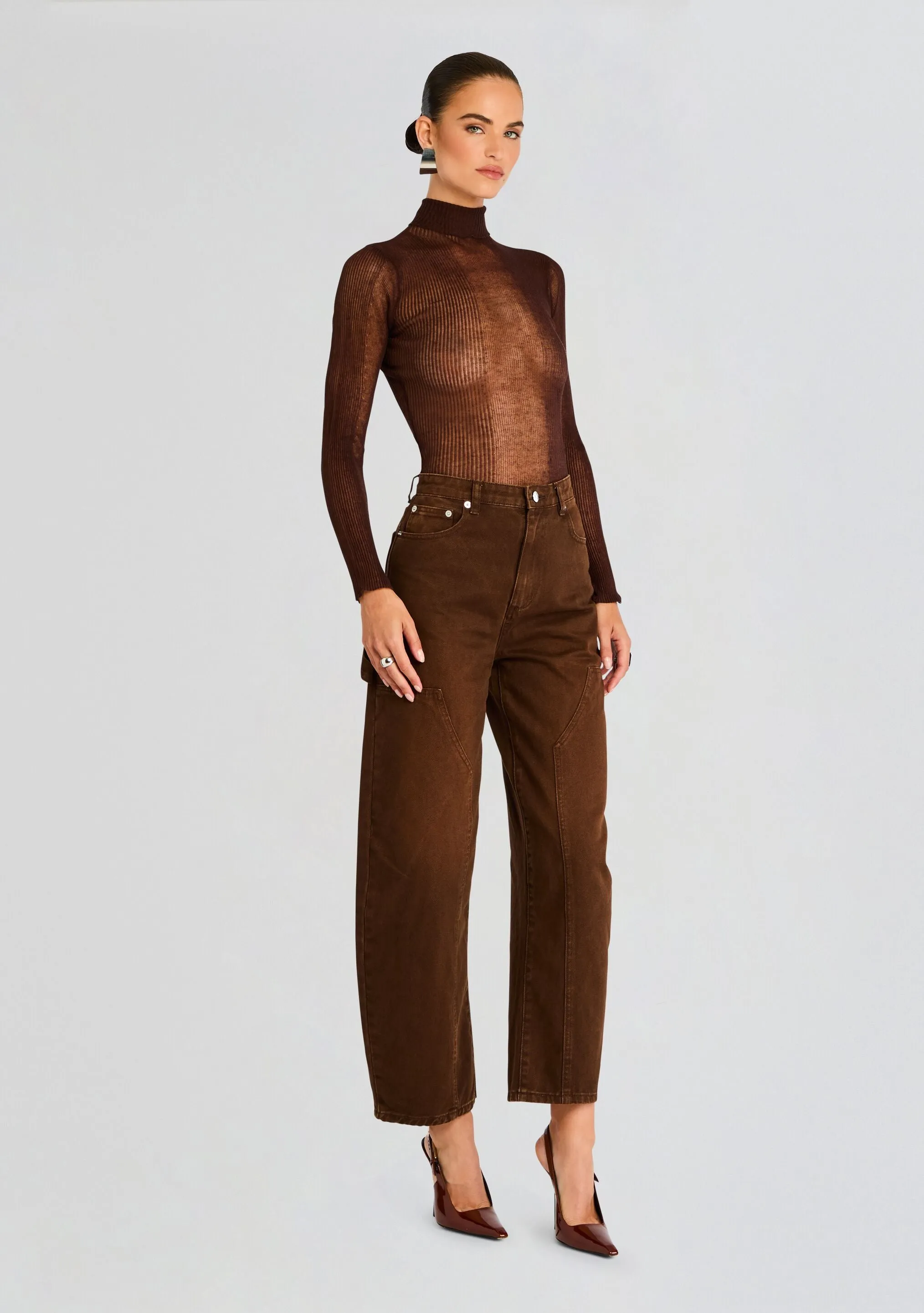 Marbel Mid Rise Barrel Jean sold by Retrofete product image thumbnail 3